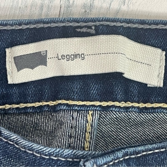 Levi Strauss Low Rise Denim Leggings 26x30 - Picture 3 of 9